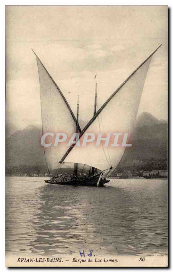 ÉVIAN-LES-BAINS — Boot auf dem Lac Léman — H.J. n°86