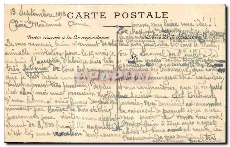 ÉVIAN-LES-BAINS — Boot auf dem Lac Léman — H.J. n°86 — Rückseite