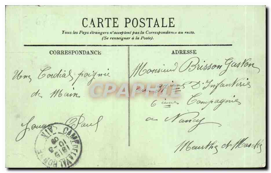 LYON — La Fontaine Bartholdi — LL. — n°385 — Reverso