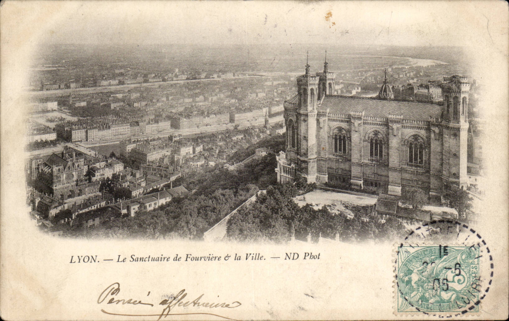 LYON — Le Sanctuaire de Fourvière & la Ville — ND Phot
