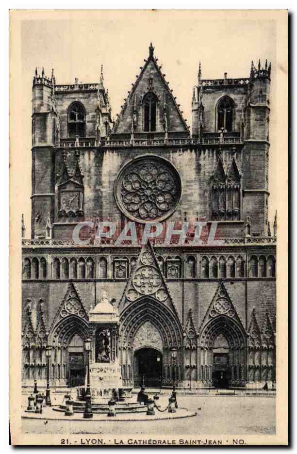 Lyon - La Cathédrale Saint-Jean - ND.