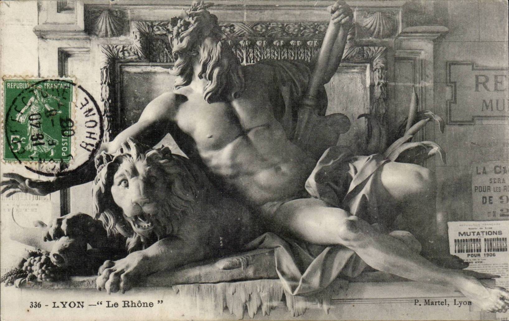 LYON — "Le Rhône" — P. Martel, Lyon