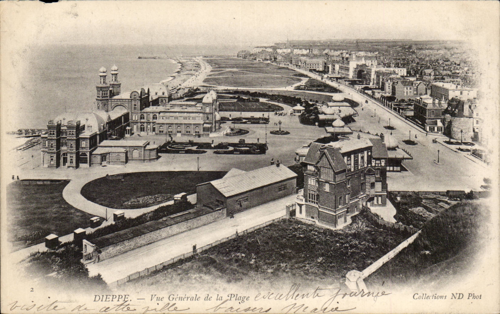 CPA Dieppe Vue generale de la plage 