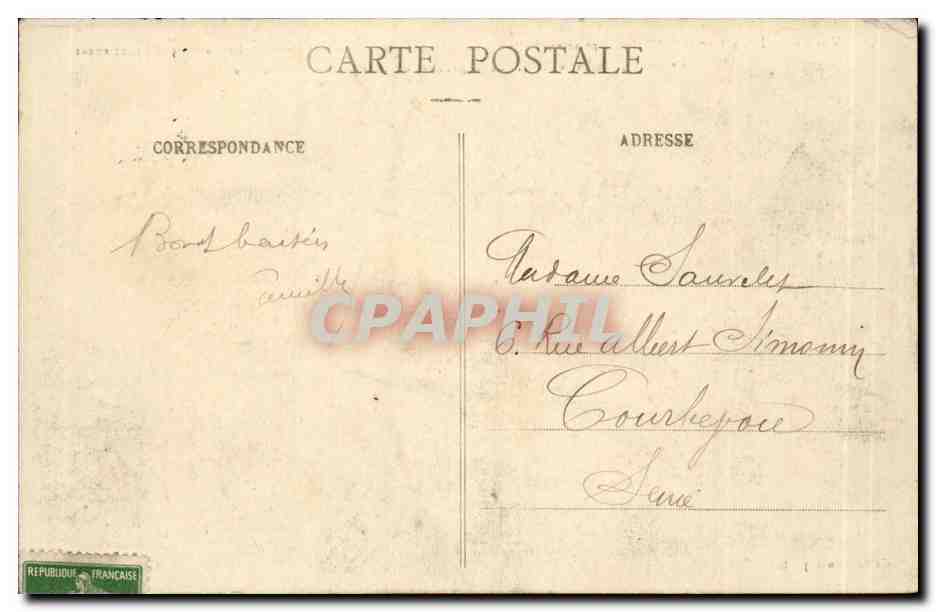 CPA Vue generale du camp de Chalons prise en ballon Les hangars militaires d'aviation Militaria — Back