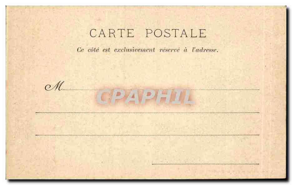 CPA Le Blanc La caserne d'infanterie Militaria — Rückseite