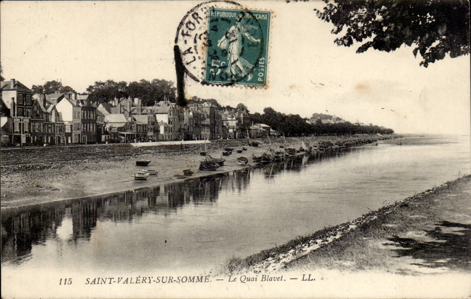 CPA Saint Valery sur Somme Le quai Blavet
