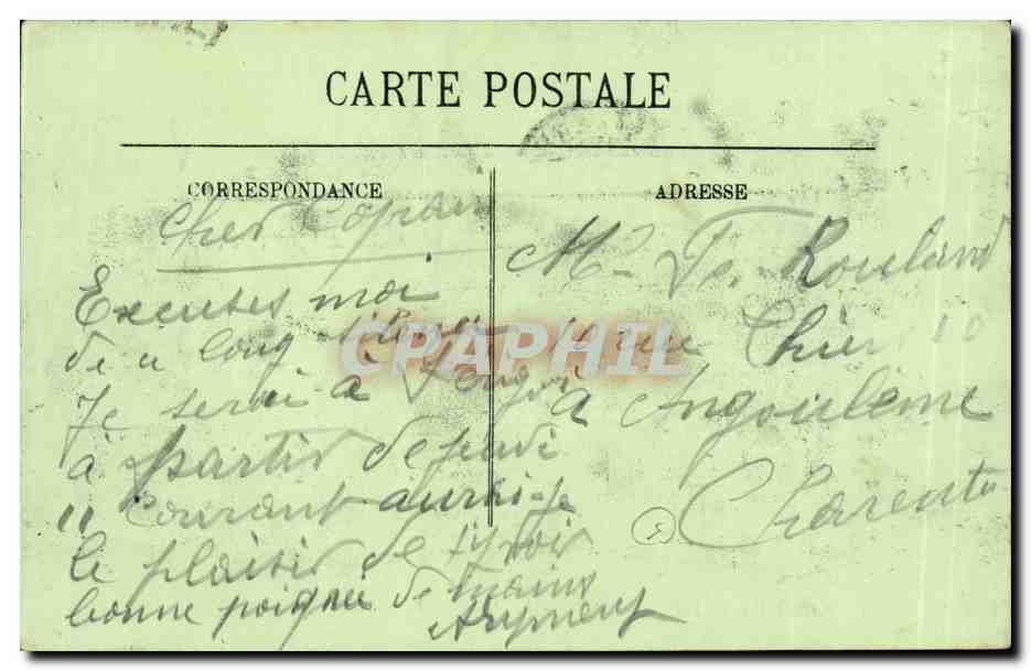 CPA Saint Valery sur Somme Le quai Blavet — Back