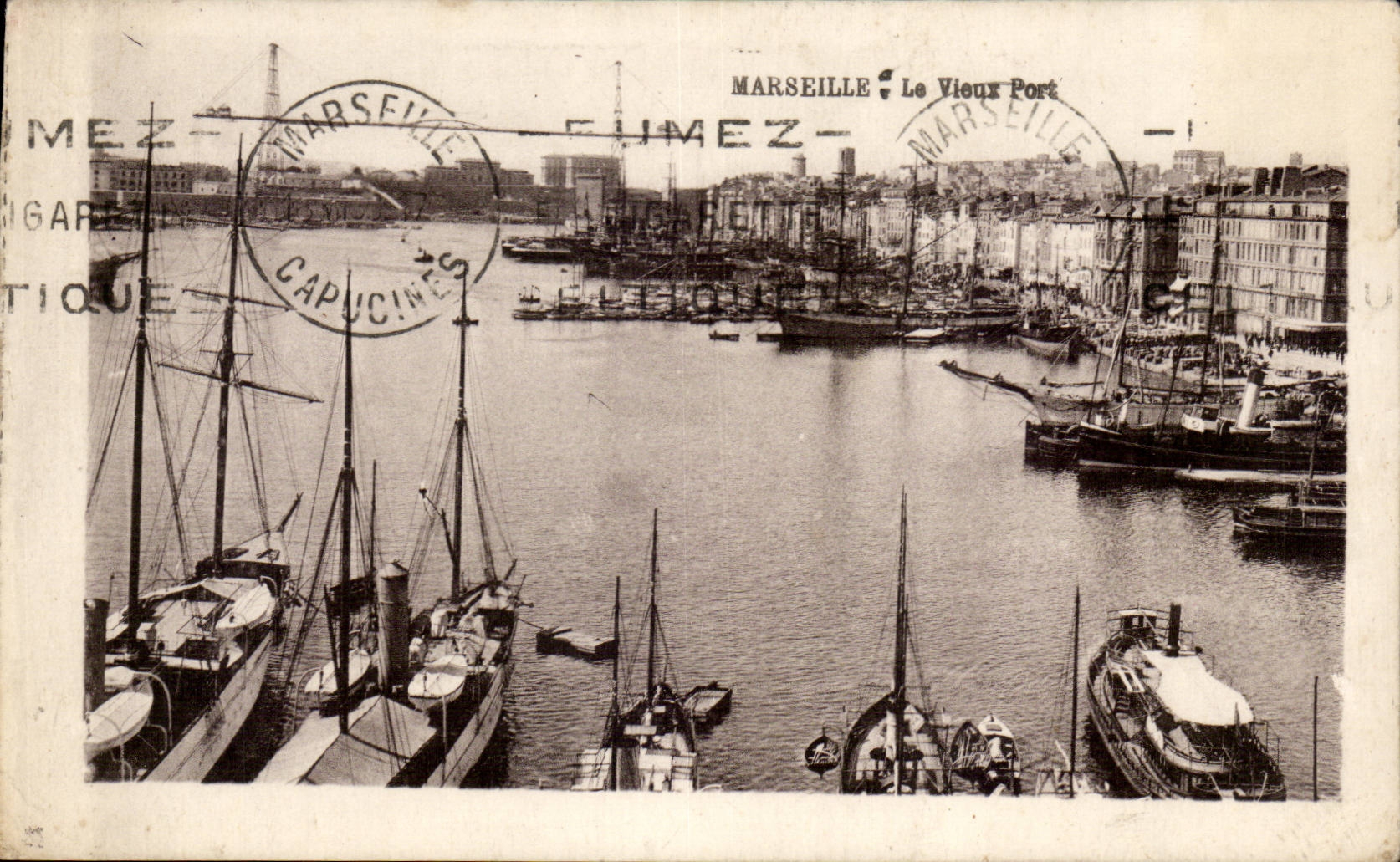 CPA Marseille Le vieux port