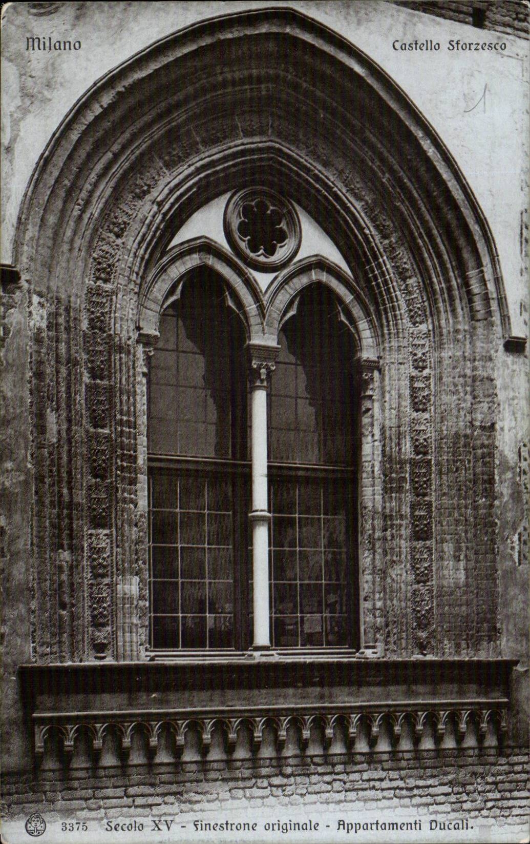 CPA Italie Italia Milano Castello Sforzesco
