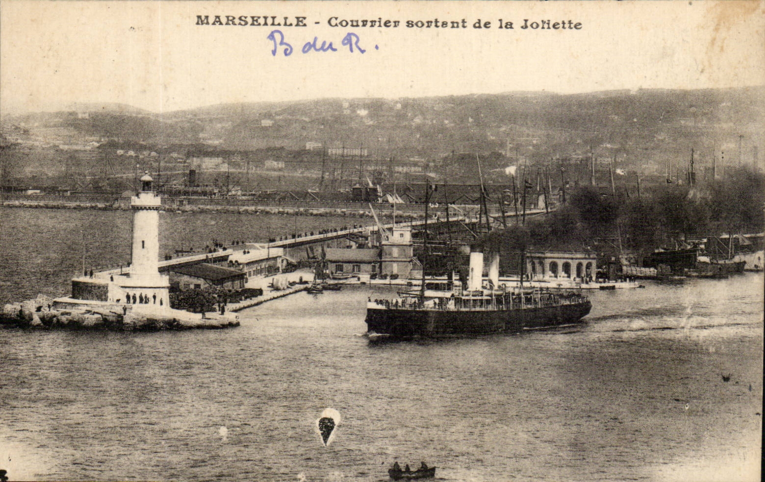 Marseille - Courrier sortant de la Joliette — éditeur non visible