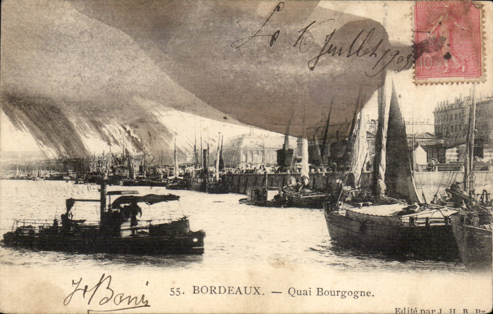 Bordeaux — Quai Bourgogne — J.H. Boni, n°55