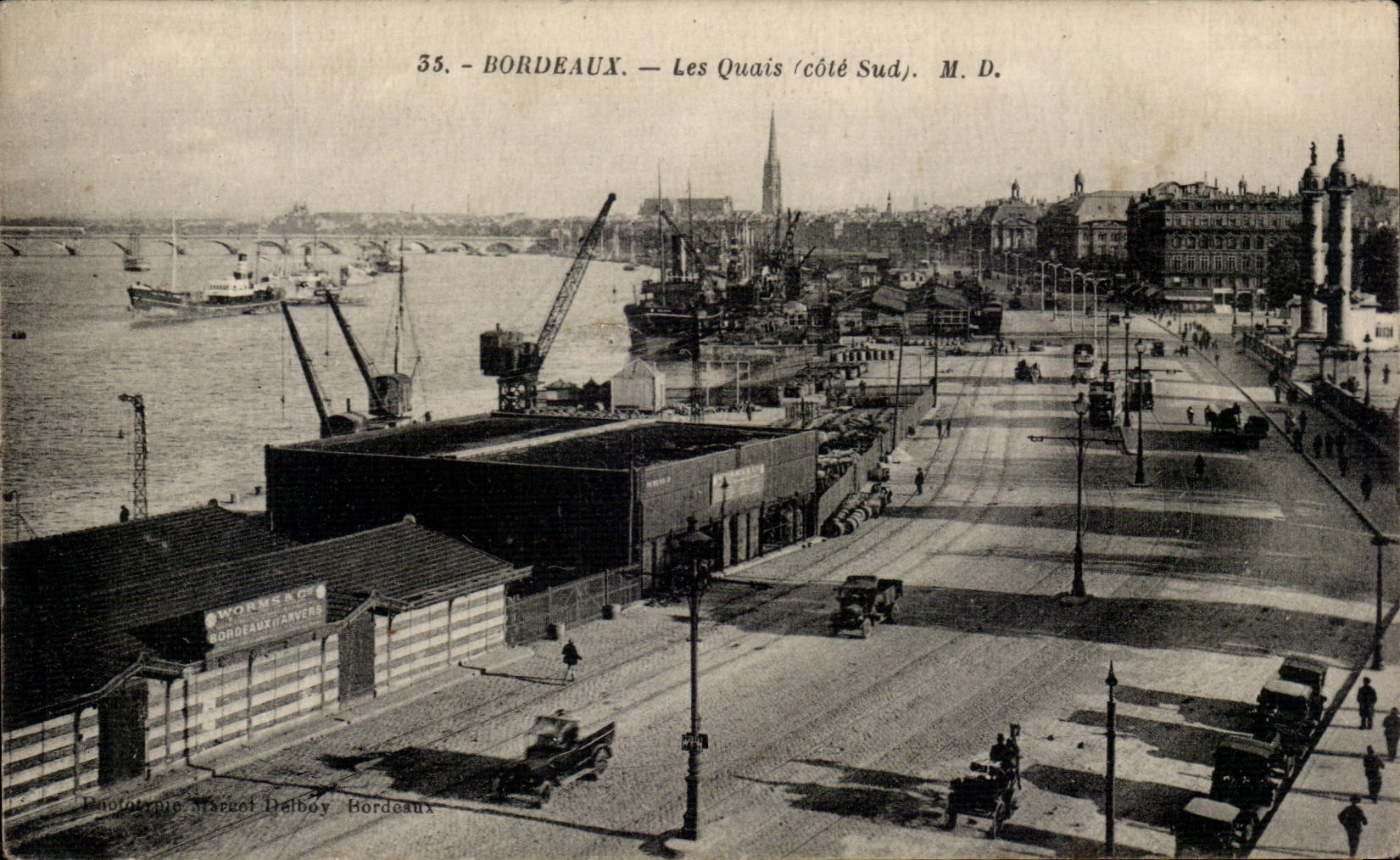 CPA Bordeaux Les quais