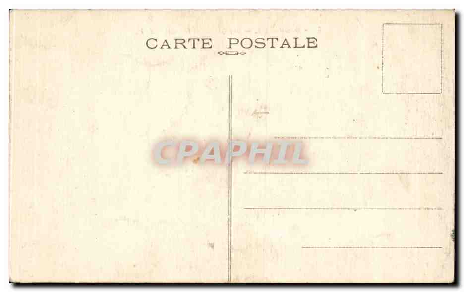 CPA Bordeaux Les quais — Verso