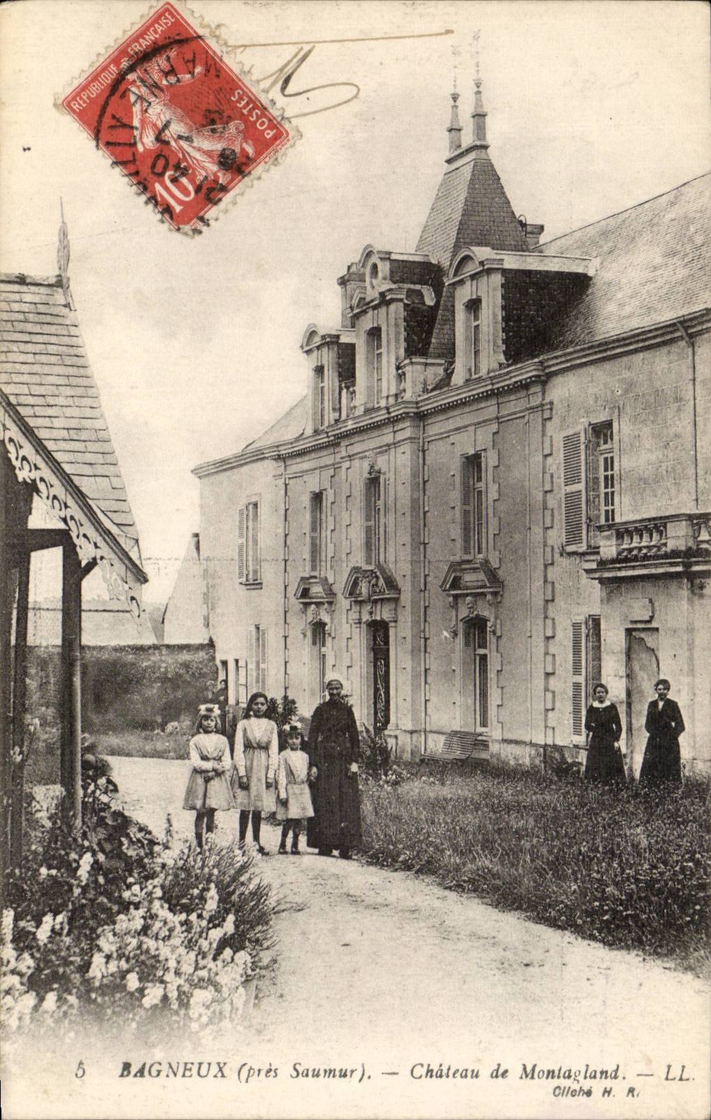 CPA Bagneux Chateau de Montagland