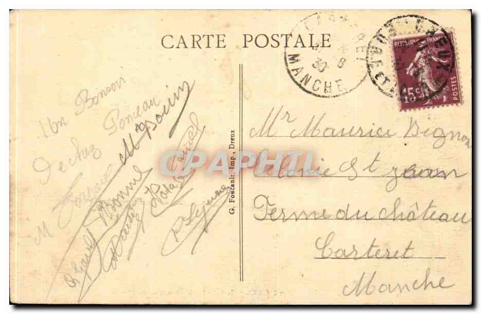 CPA Dreux Chapelle Saint Louis Pourtour du choeur — Verso