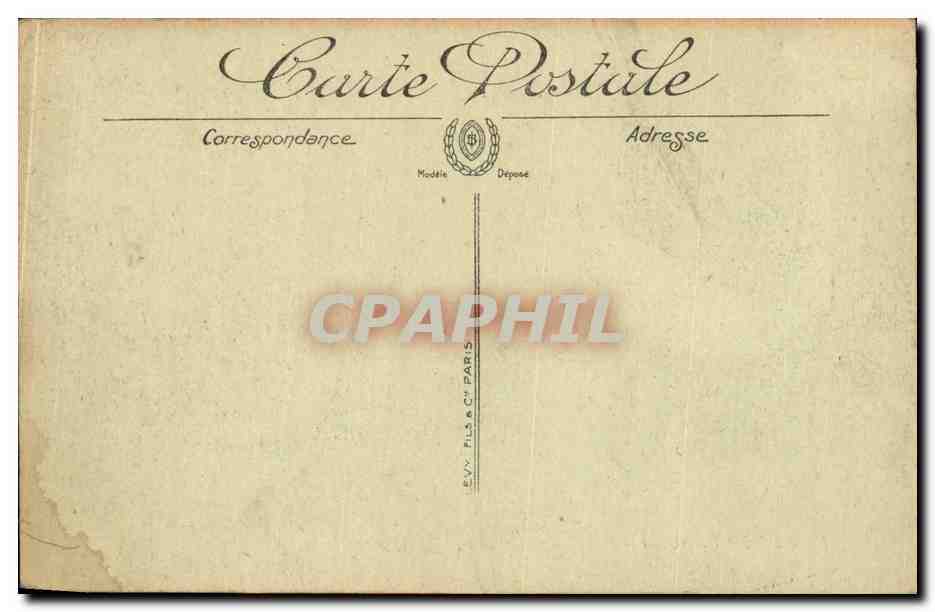 CPA Saint Cyr sur Loire Chateau de Palluau — Rückseite