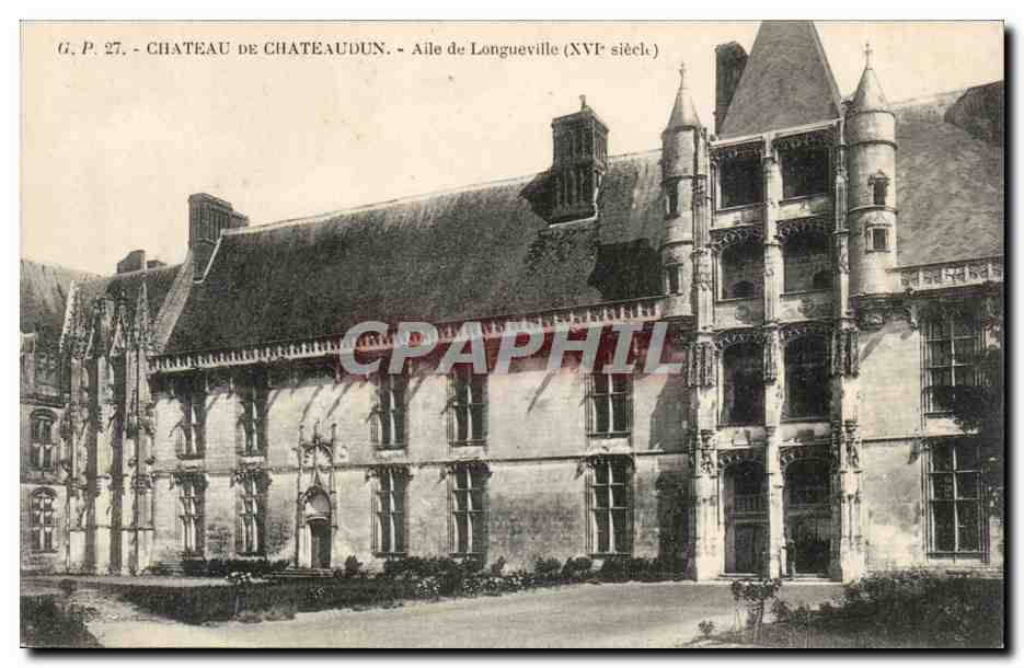 Château de Châteaudun — Aile de Longueville (XVe siècle) — G. P. 27