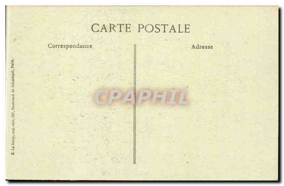Revue du 14 juillet 1917 — Arrivée de M. Polncare — E. La Duley, Paris — Verso