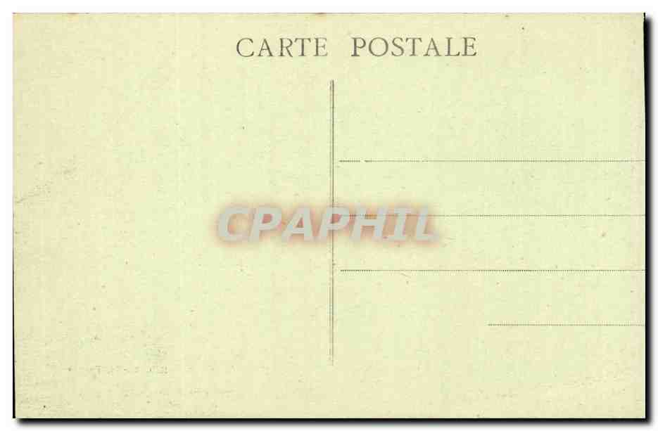 CPA Camp de Coetquidan Une vue interieure du camp — Rückseite