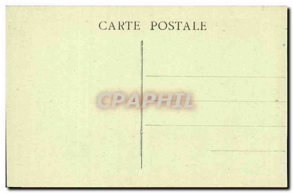 CPA Militaria Camp de Coetquidan L'hopital — Rückseite