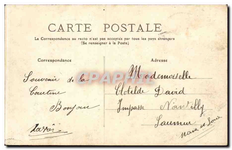 La Courtine — Camp de la 1ère Brigade — Vue panoramique — Verso