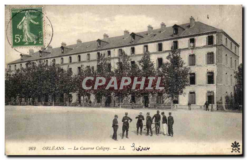 CPA Militaria Orleans La caserne Coligny