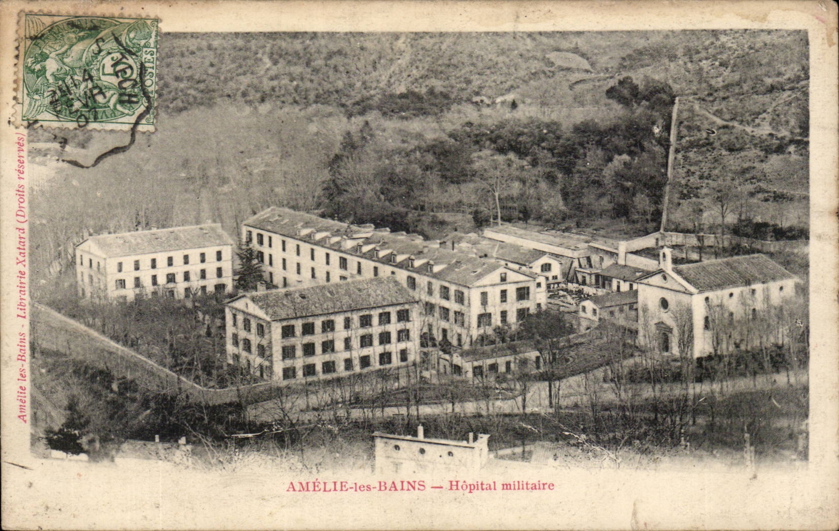 CPA Militaria Amelie les Bains Hopital militaire
