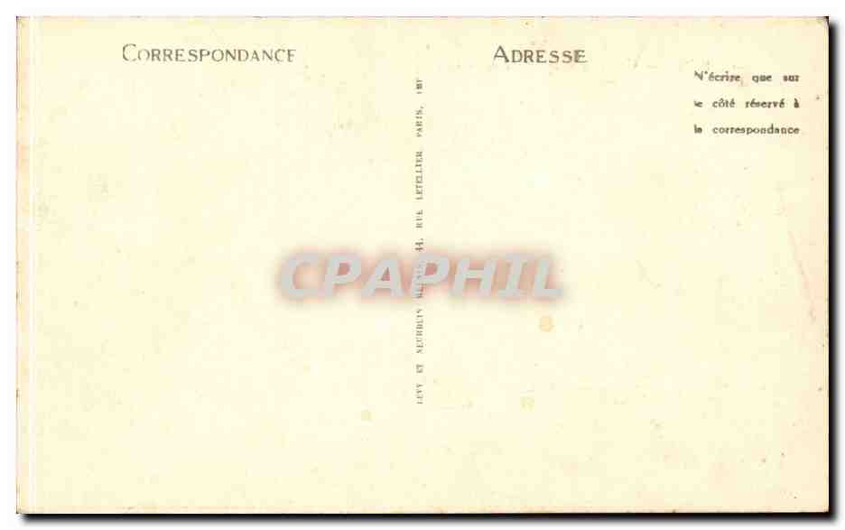 CPA Militaria Sens Caserne d'infanterie — Rückseite