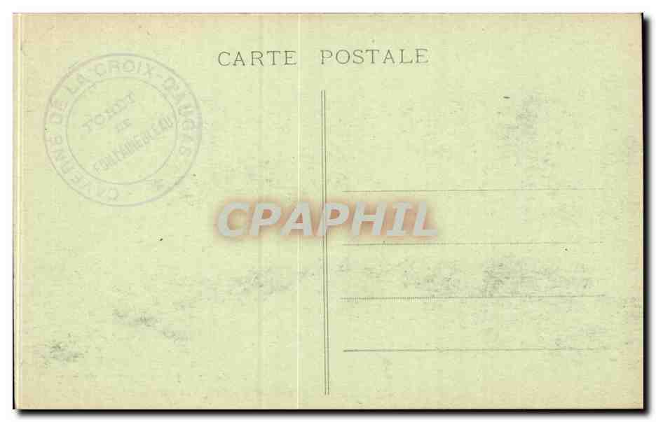 Forêt de Fontainebleau — La Caverne d'Augas — éditeur non identifié, n° 297 — Achterkant