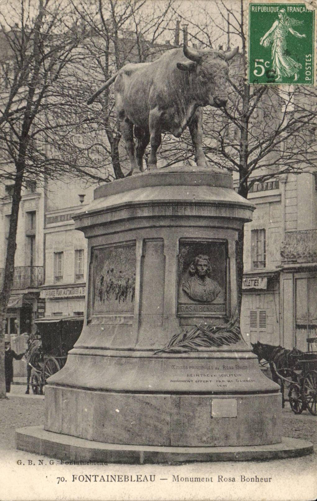 Fontainebleau — Monument Rosa Bonheur — G.B.N.G. Fontainebleau