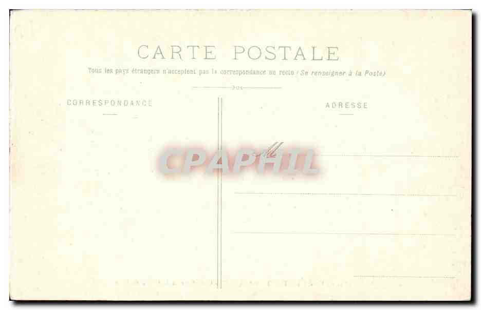 Forêt de Fontainebleau — Carrefour de la Croix de Franchard — éditeur non identifié, n° 404 — Verso