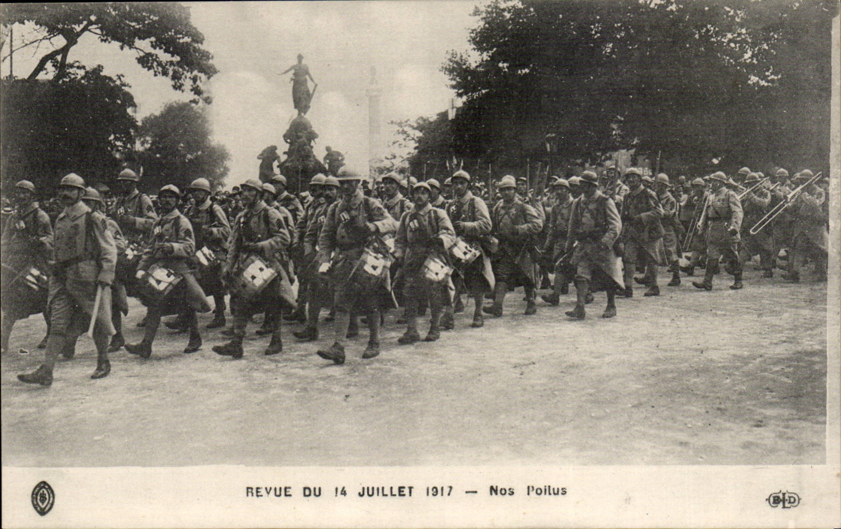 Revue du 14 juillet 1917 — Nos Poilus — BID