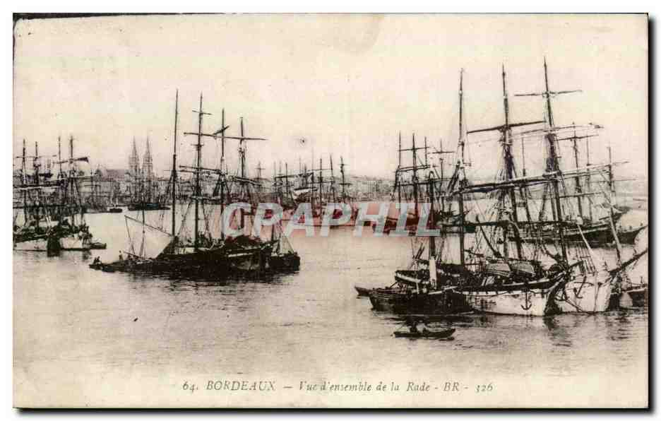 CPA Bordeaux Vue d'ensemble de la rade