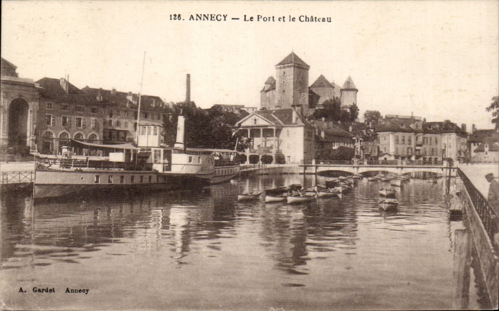 Annecy CPA Le port et le chateau