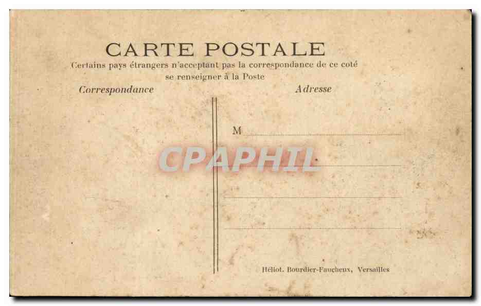CPA Versailles 5eme genie Militaria  — Rückseite
