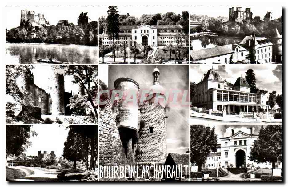 CPSM Bourbon l'arcambault 