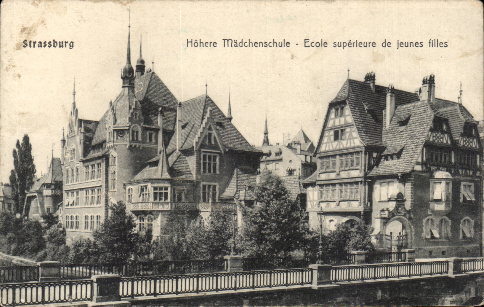 CPA Strassburg Hohere Madchenschule Ecole superieure de jeunes filles