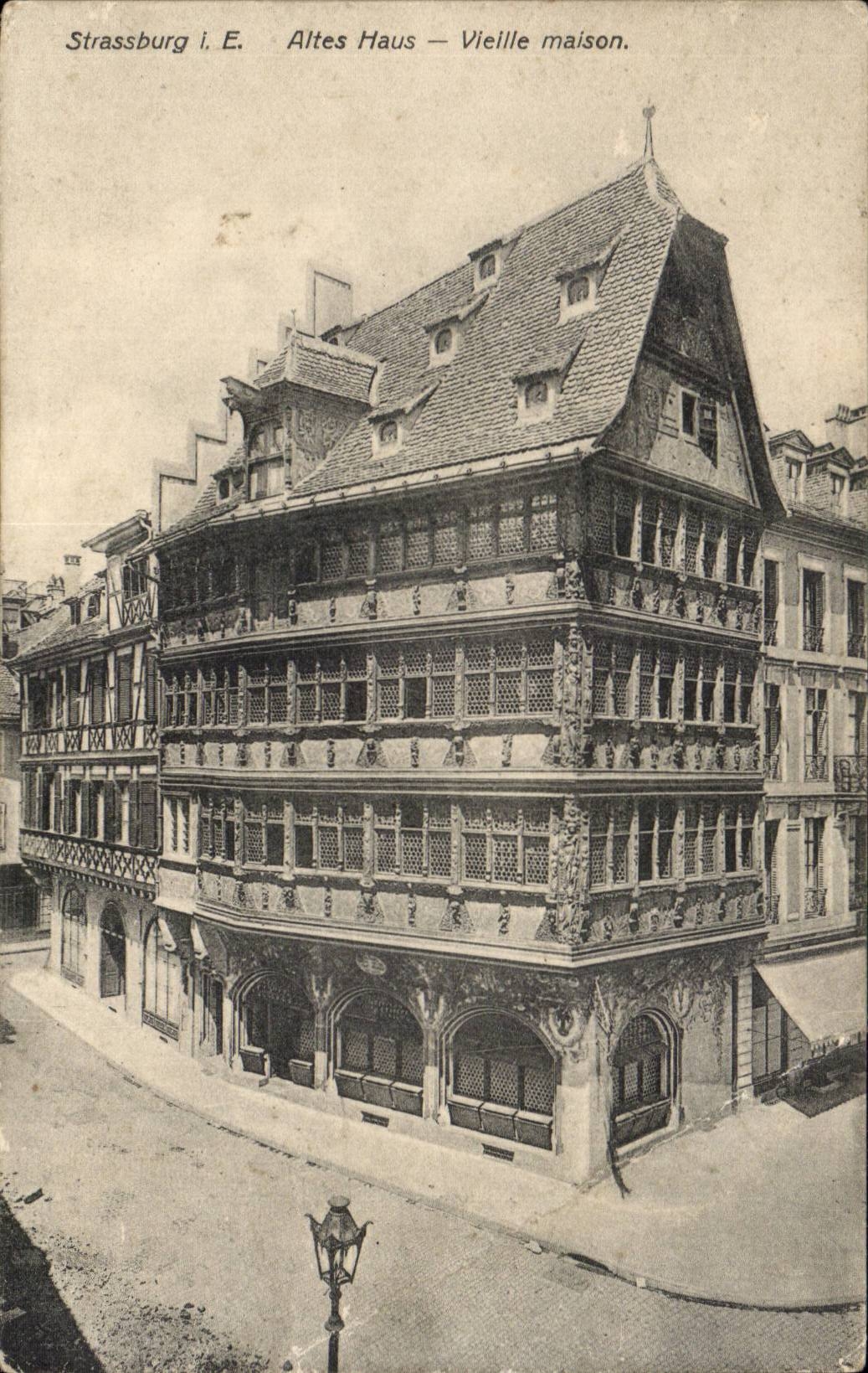 CPA Strassburg Altes Haus 