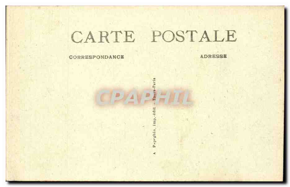 Saumur CPA Le pont Cessart vers l'ile — Rückseite