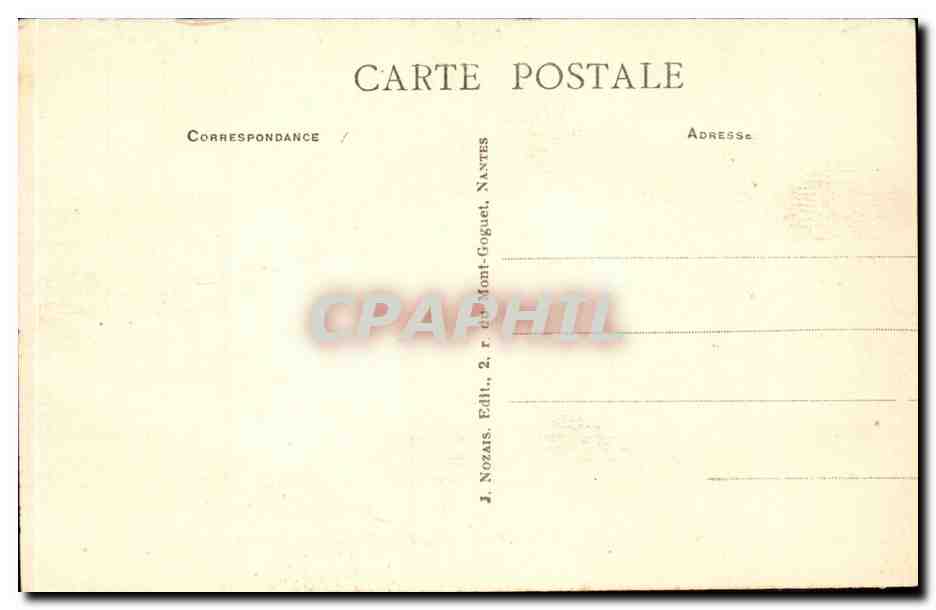 Saumur CPA Le plus beau dolmen de France — Rückseite