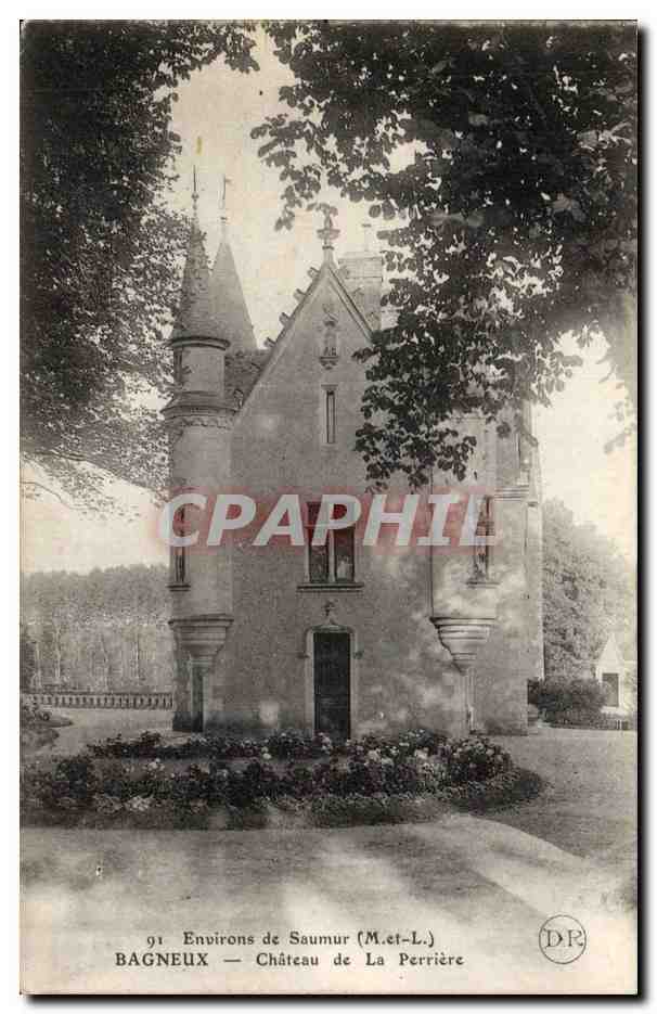 Environs de Saumur CPA Bagneux Chateau de la perriere
