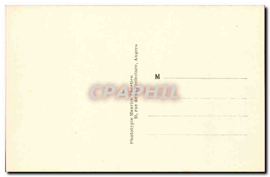 Saumur CPA La sortie du pont Fouchard vers Bagneux — Rückseite