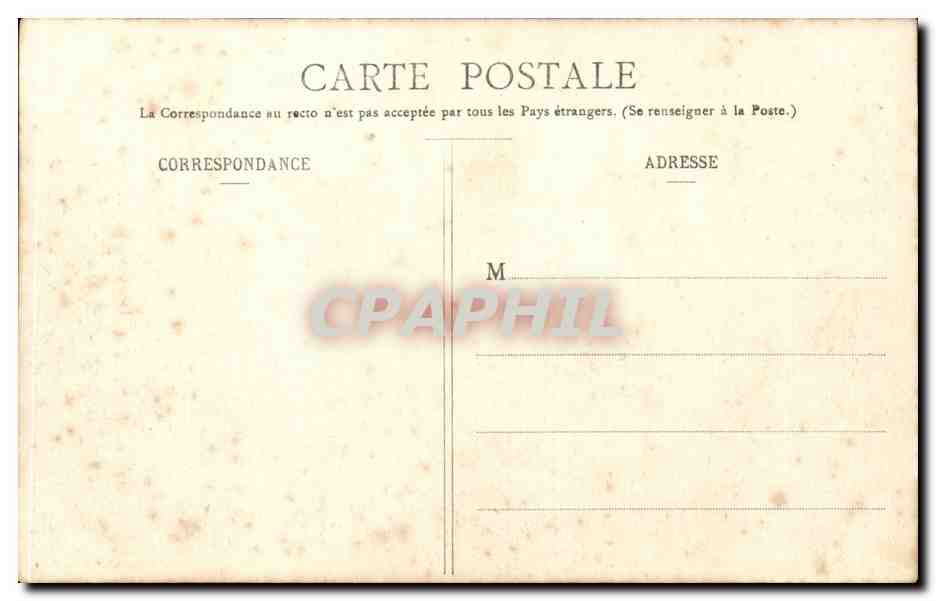 Doue la Fontaine CPA Avenue de la gare — Rückseite