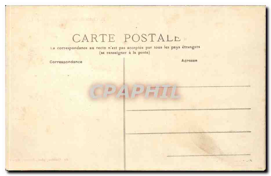 CPA Environs de Saumur Abbaye de Fontevrault Tombeaux des tois — Rückseite