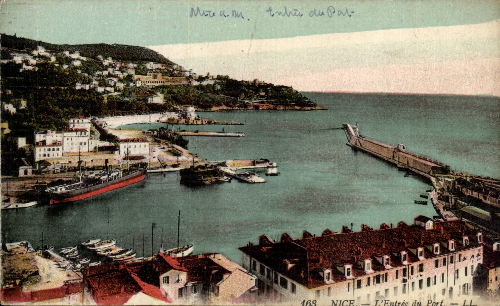 CPA Nice l'entree du port