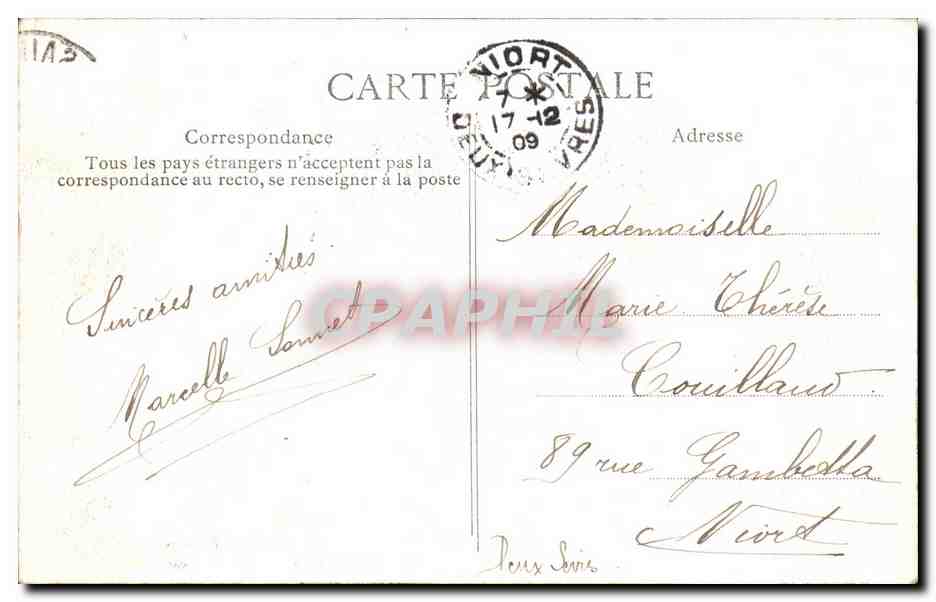CPA Versailles Hameau du petit Trianon Porte de la ferme — Verso