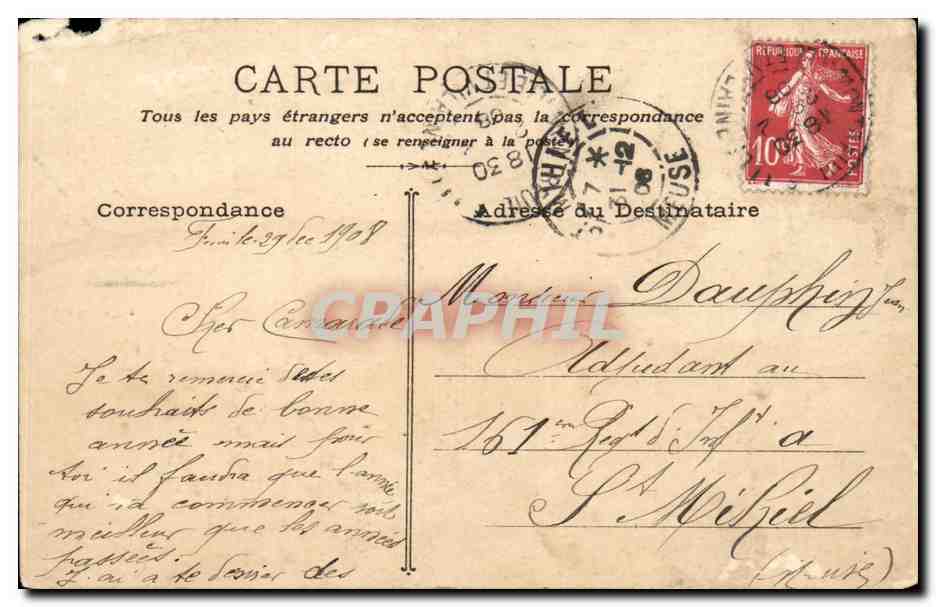 Camp de tranchées — scène de guerre — LE RÊVE (éditeur) n°46 — Reverso