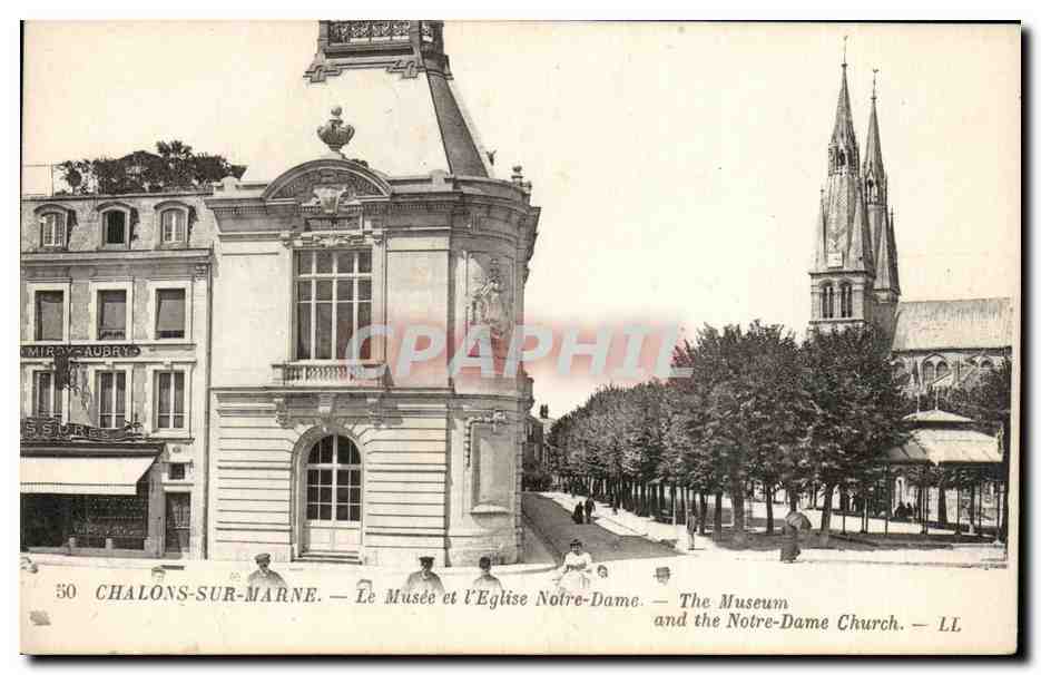 Chalons-sur-Marne — Das Museum und die Kirche Notre-Dame — Verlag Mirry-Aubry, Nr. 30