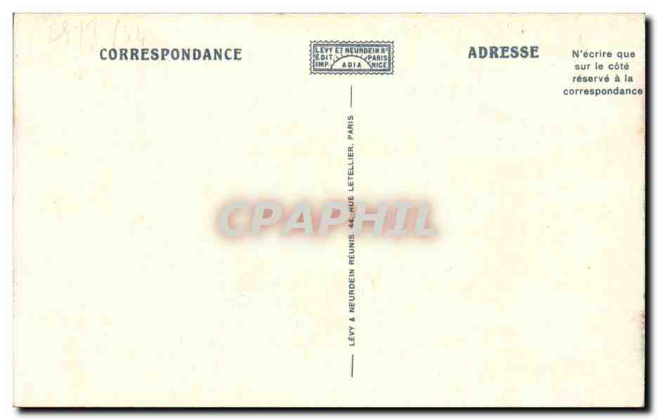 CPA Aix les Bains Lac du Bourget — Rückseite