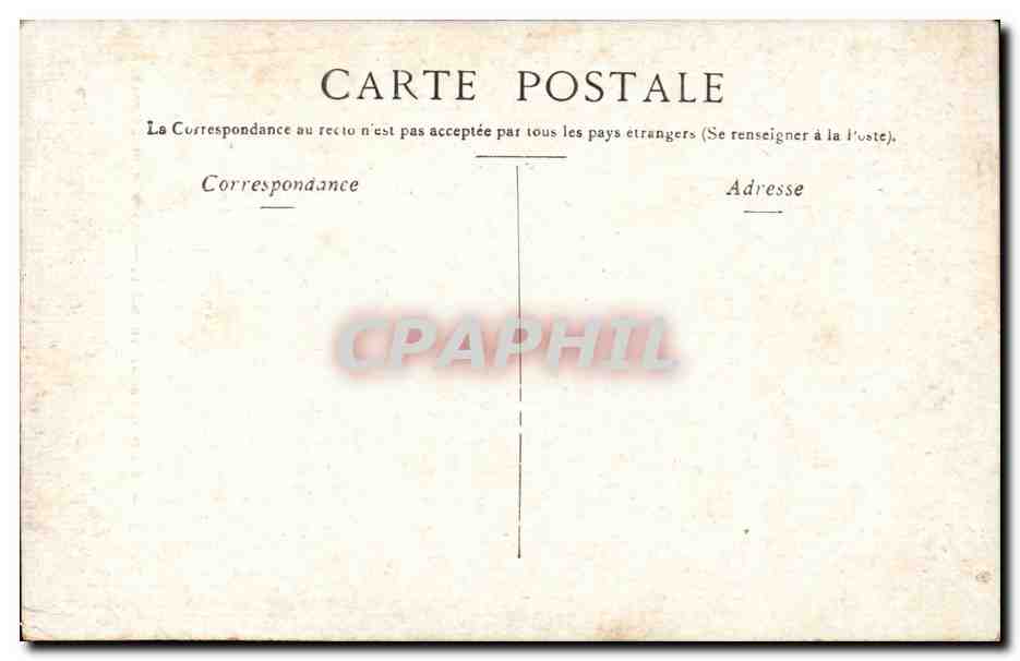 CPA Vichy Etablissement thermal Entree principale — Verso